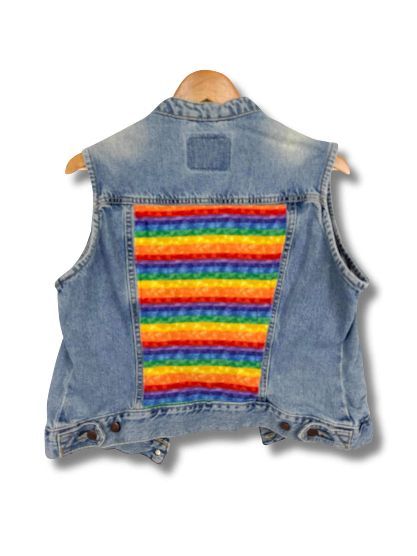 Upcycled Denim Vest