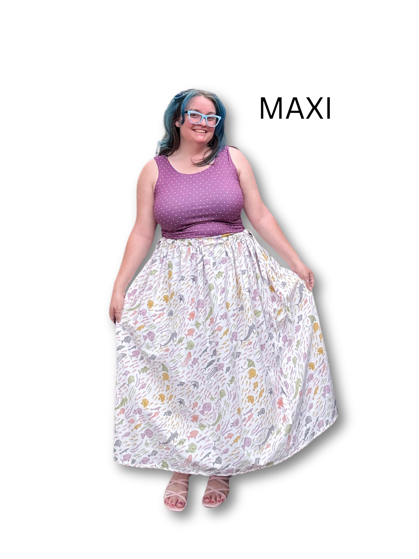 Adjustable Drawstring Skirt
