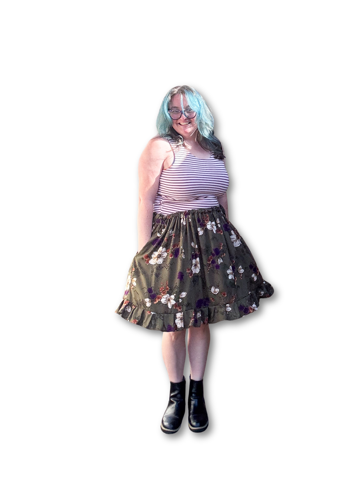 Adjustable Drawstring Skirt