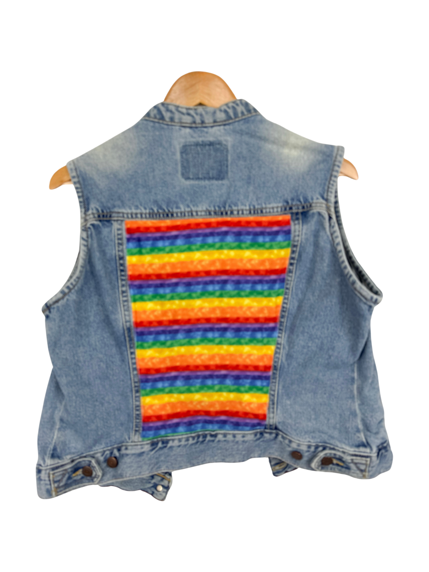 Upcycled Denim Vest