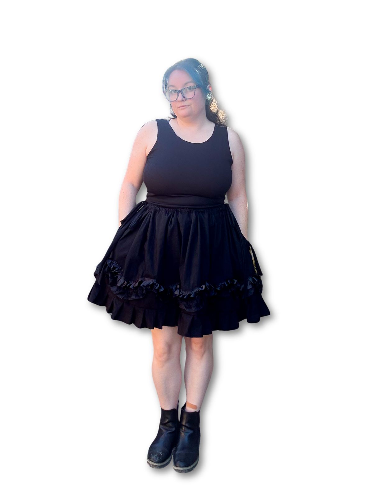 Adjustable Drawstring Skirt