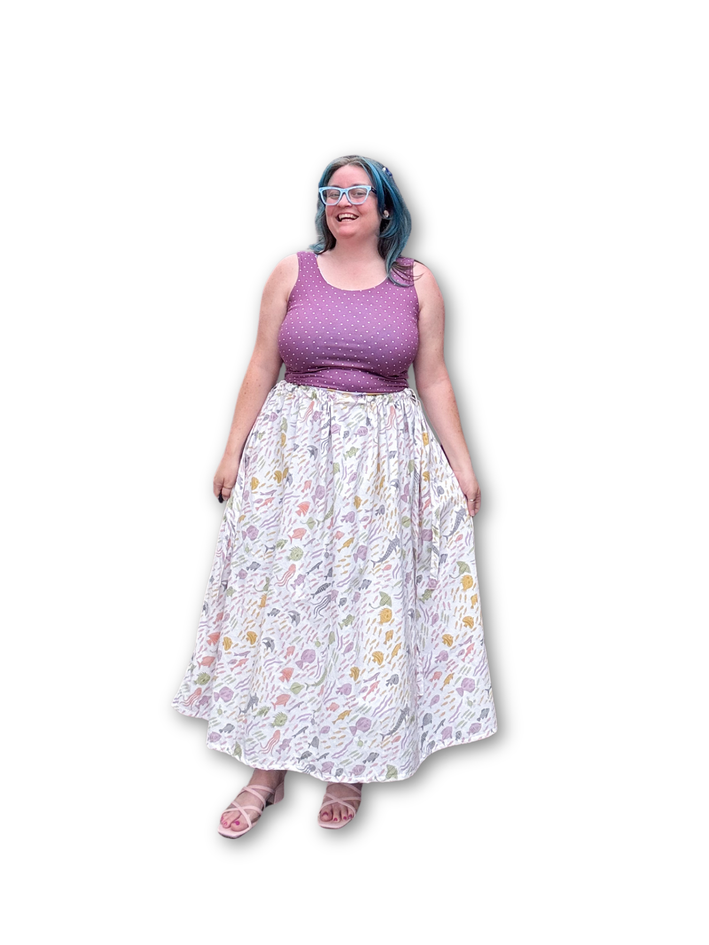 Adjustable Drawstring Skirt