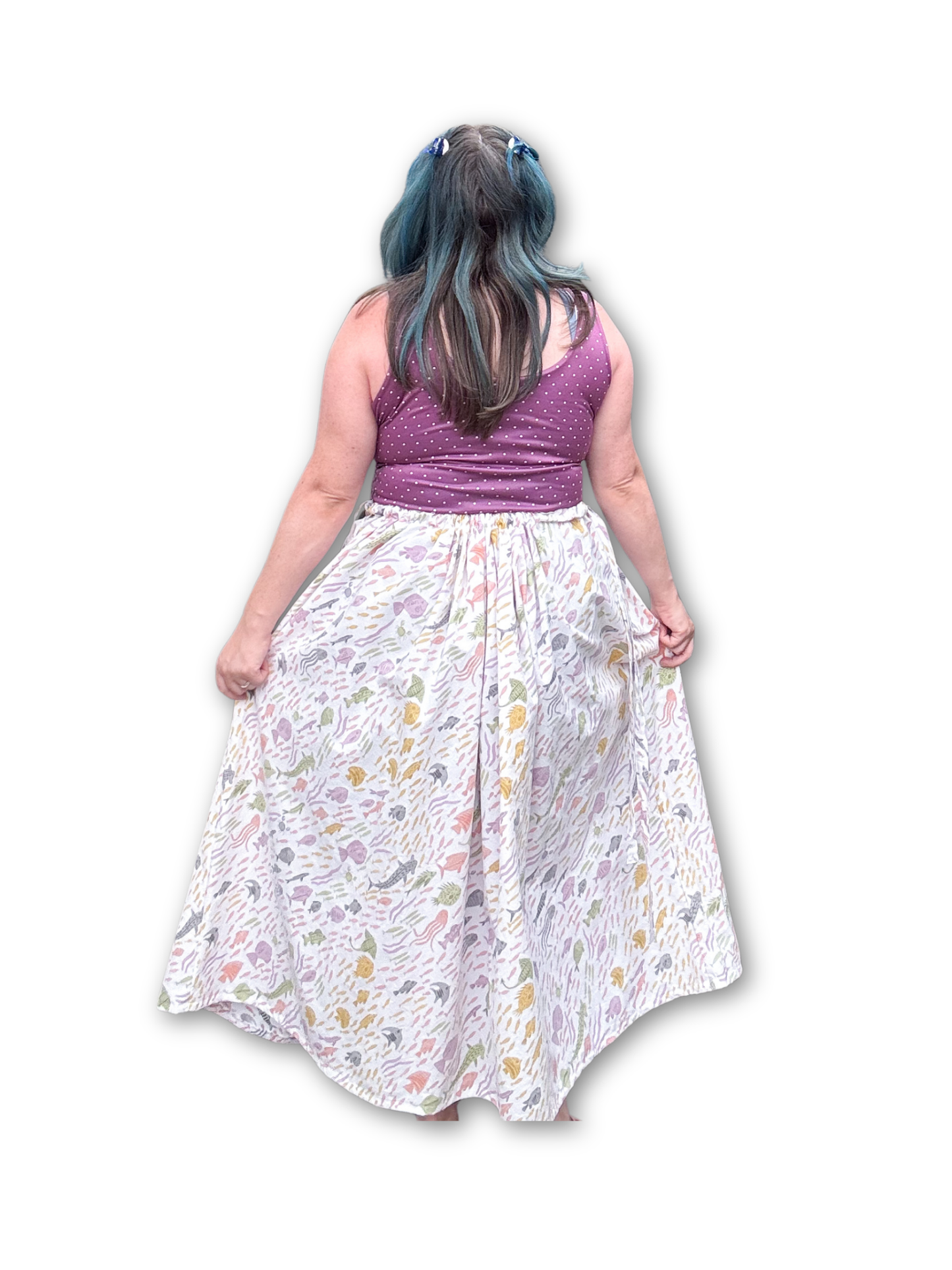 Adjustable Drawstring Skirt