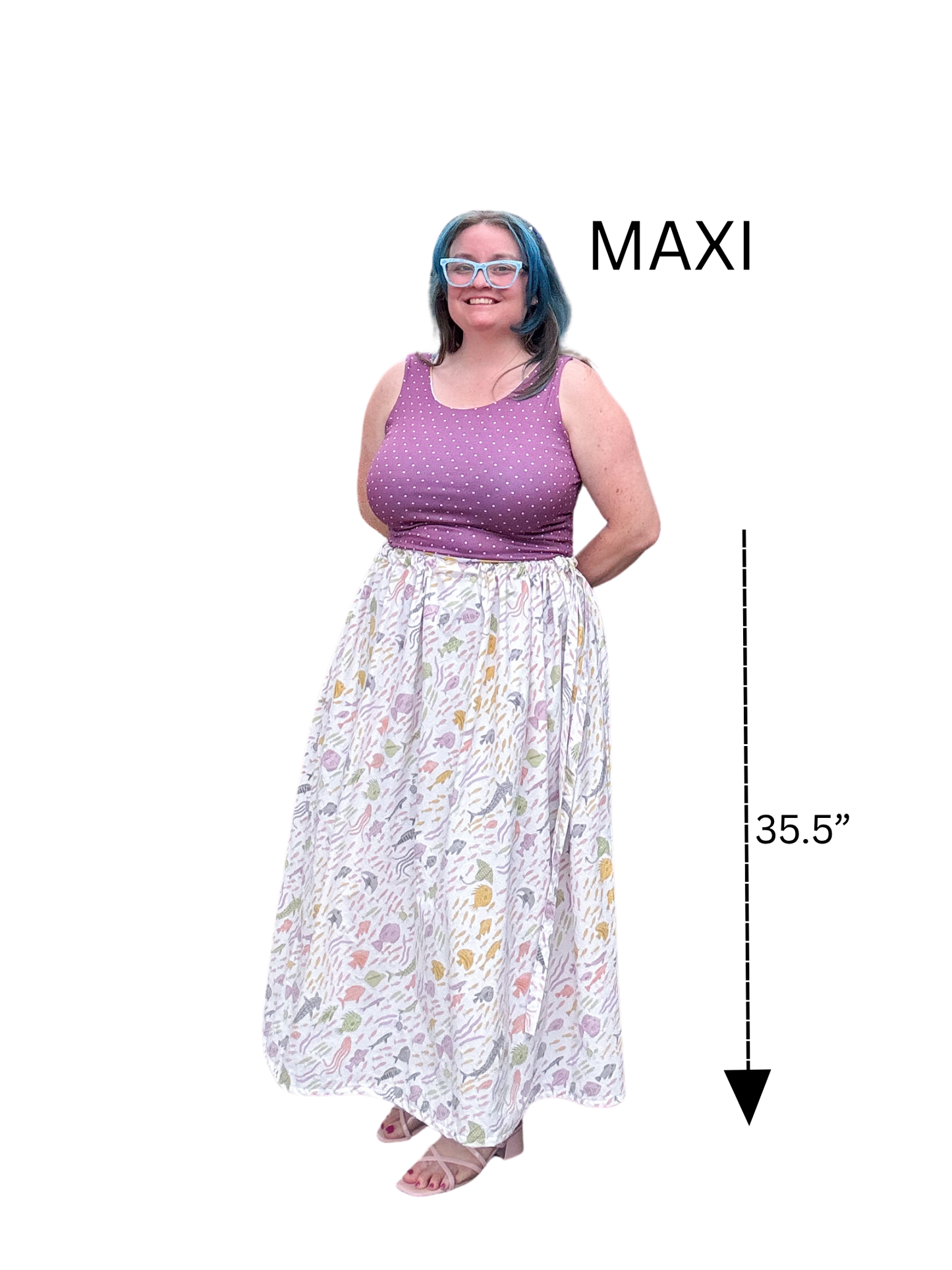 Adjustable Drawstring Skirt