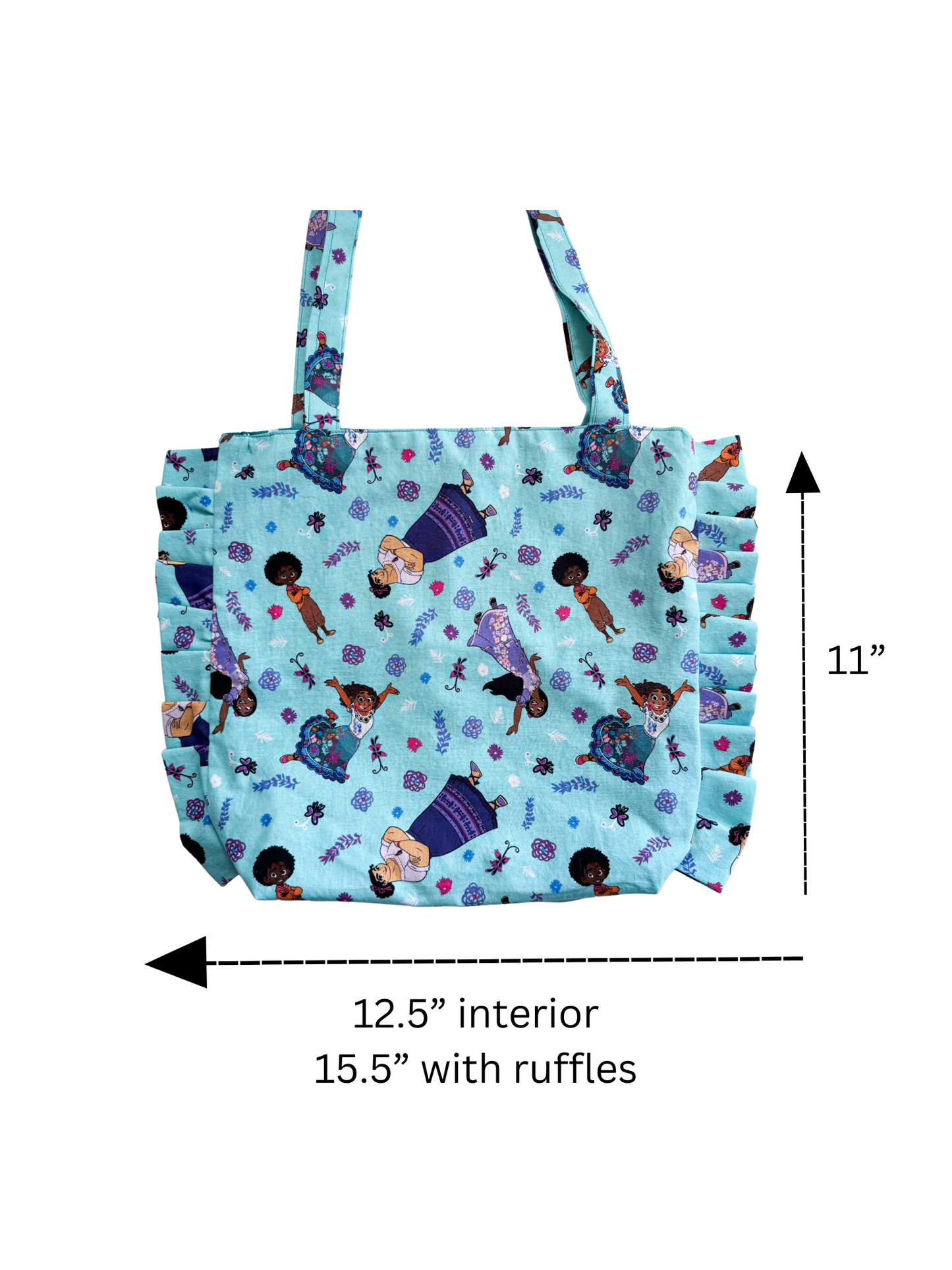 Ruffle Tote Bag