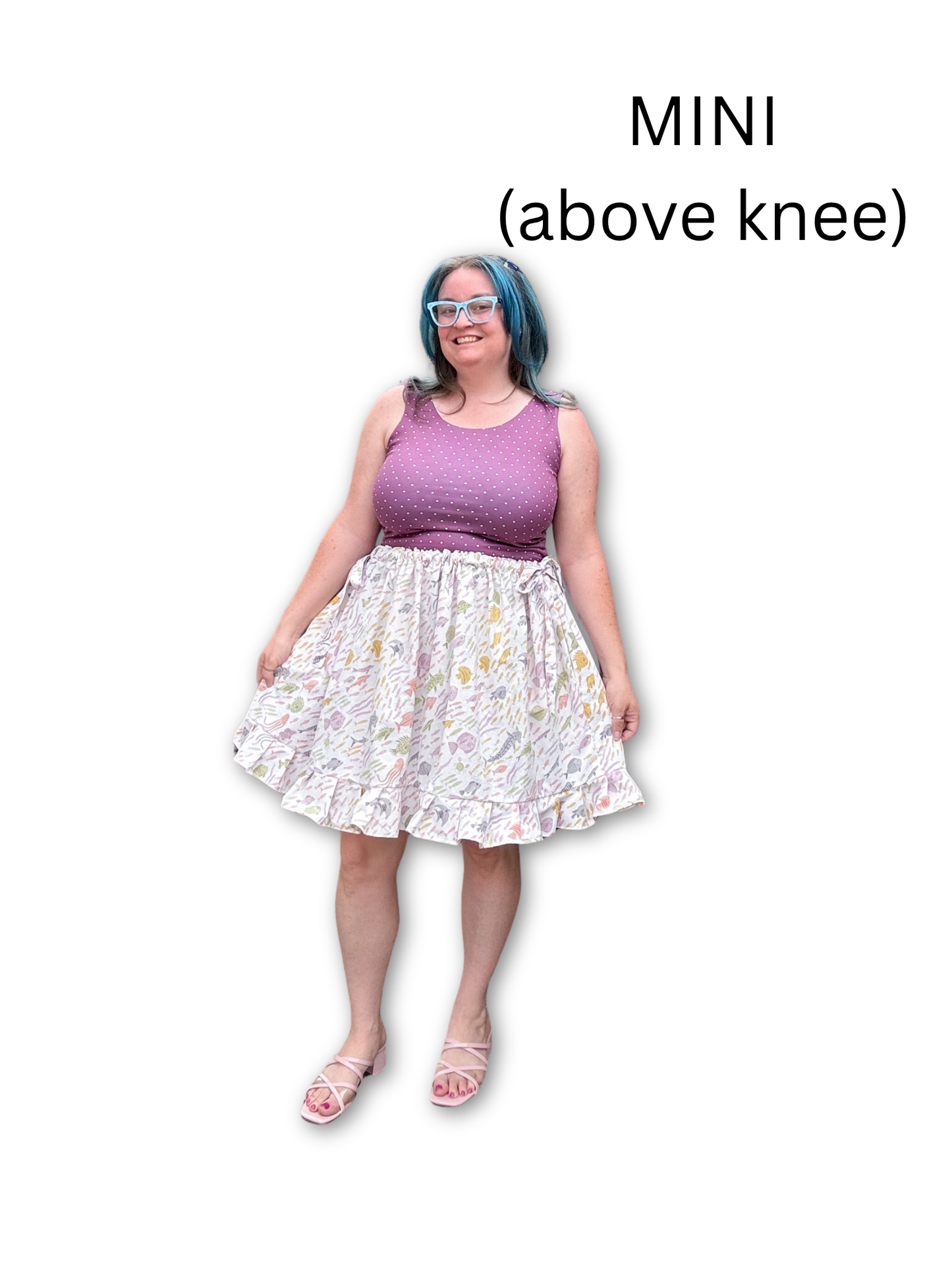 Adjustable Drawstring Skirt