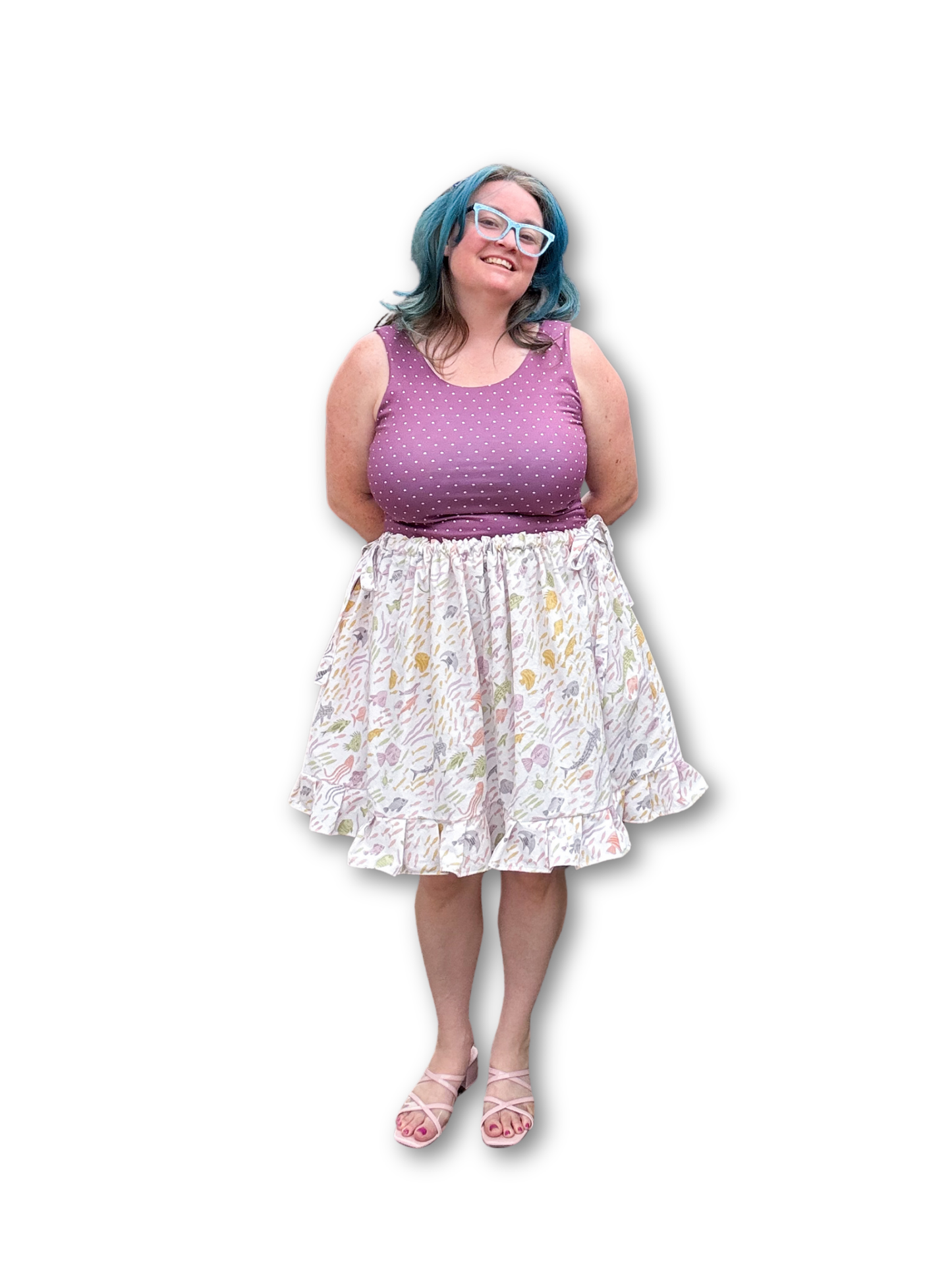 Adjustable Drawstring Skirt