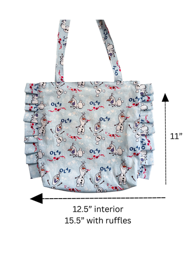 Ruffle Tote Bag