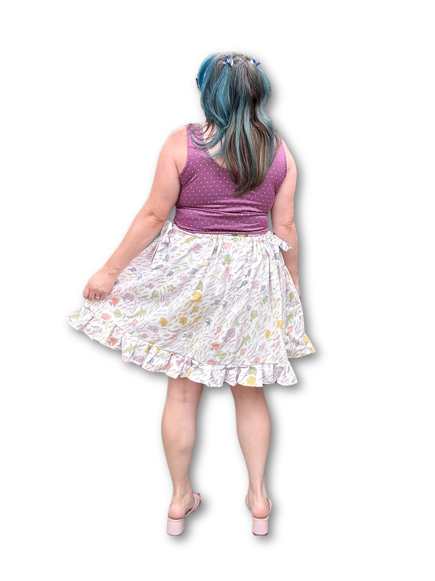 Adjustable Drawstring Skirt