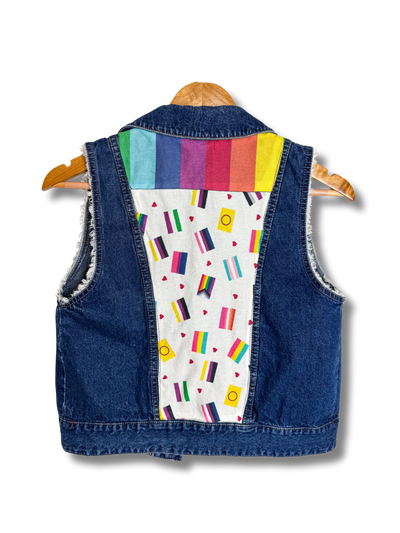 Upcycled Denim Vest