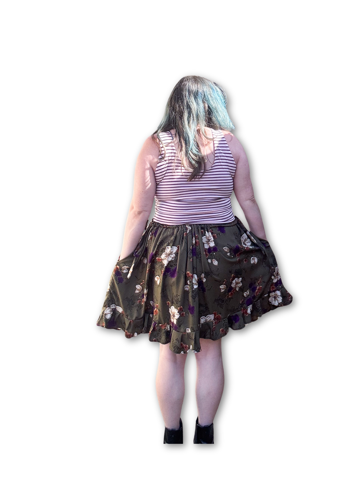 Adjustable Drawstring Skirt