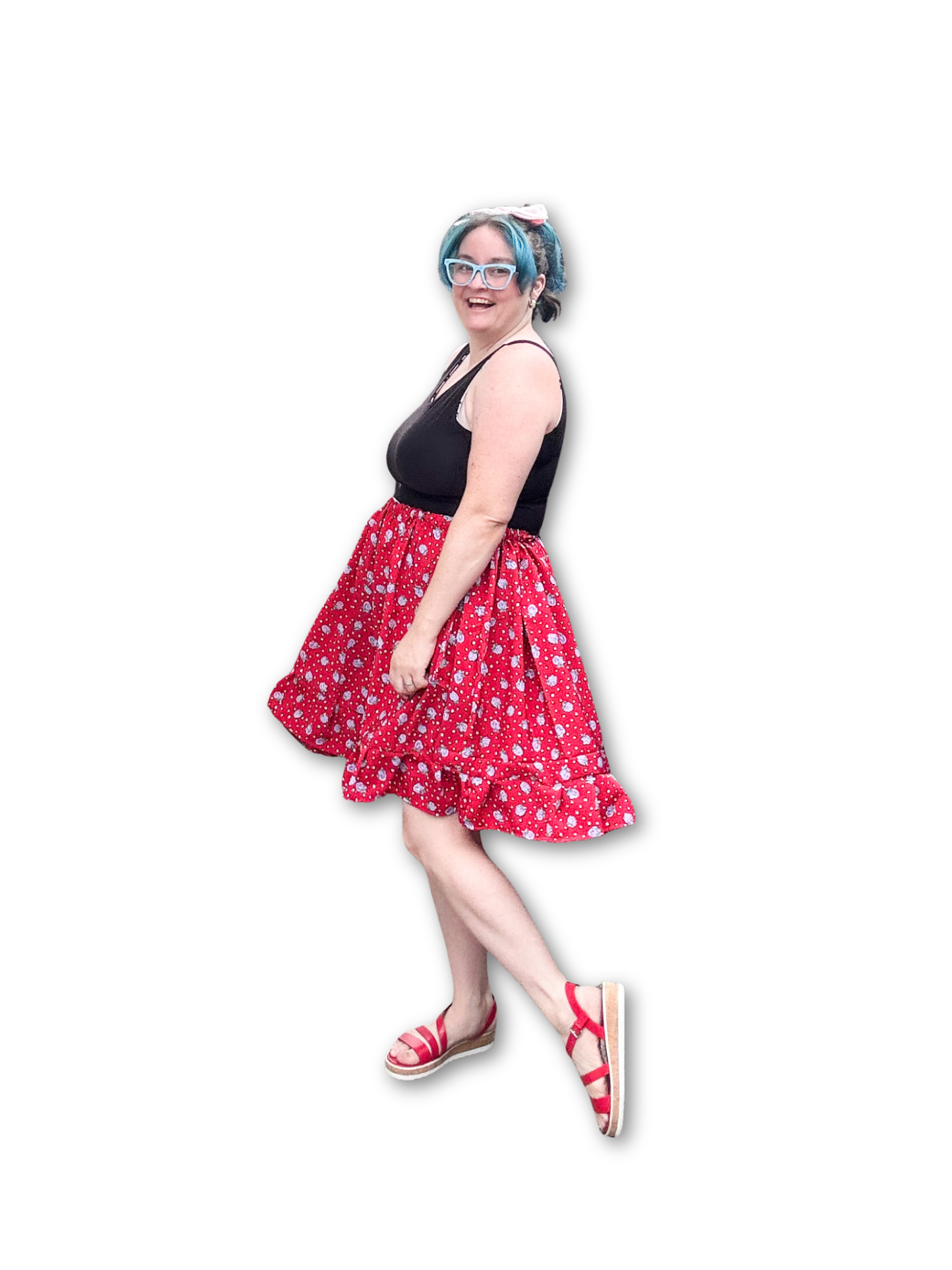 Adjustable Drawstring Skirt