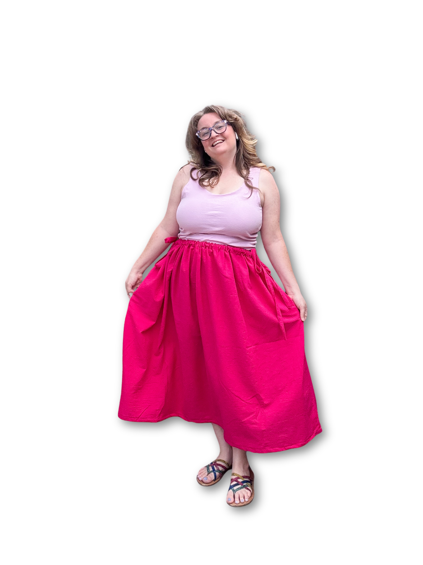 Adjustable Drawstring Skirt