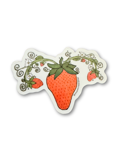 Strong Strawberry Sticker