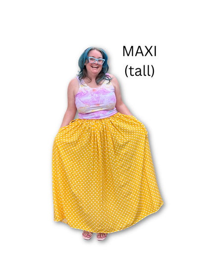 Adjustable Drawstring Skirt