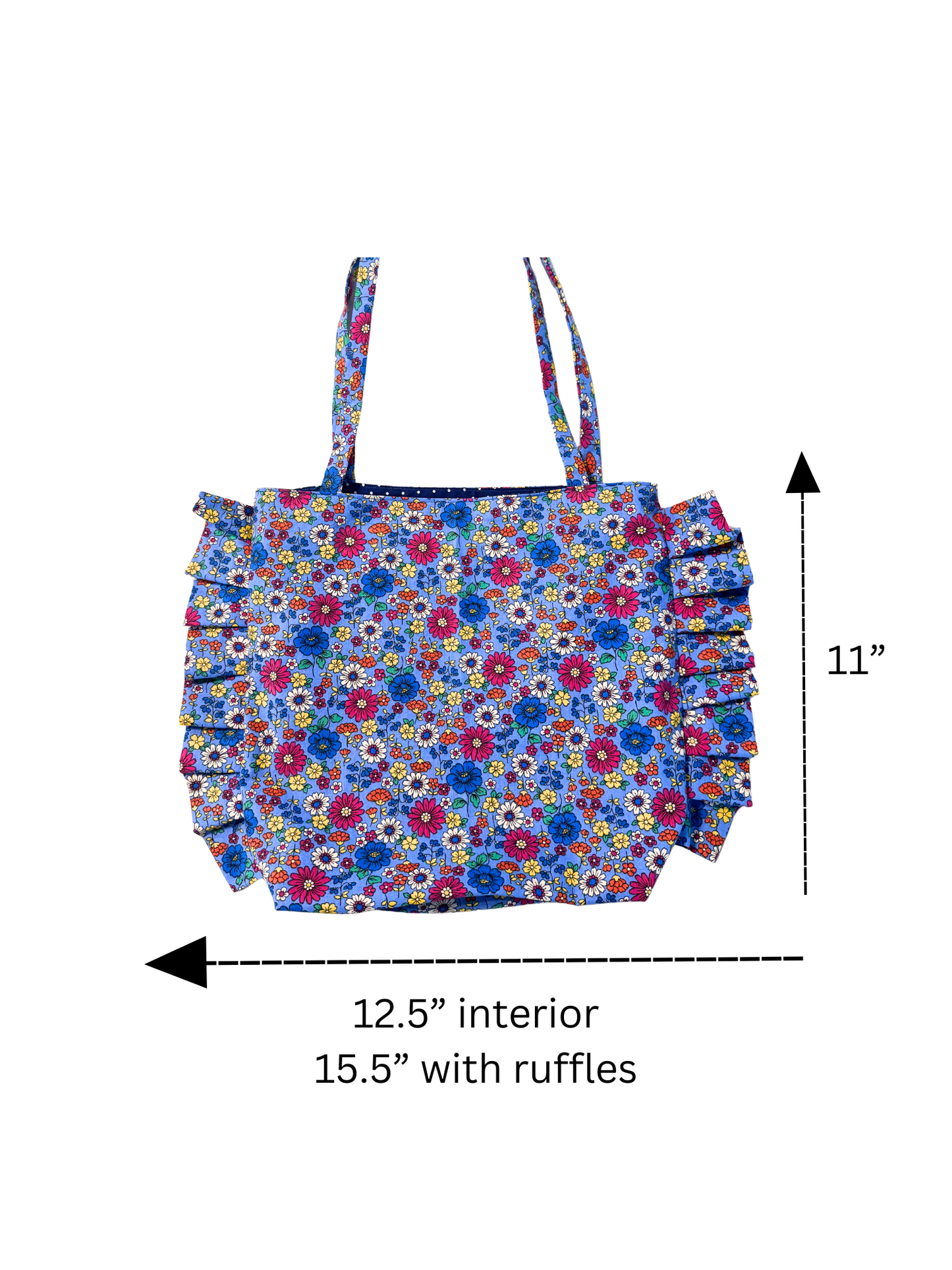Ruffle Tote Bag