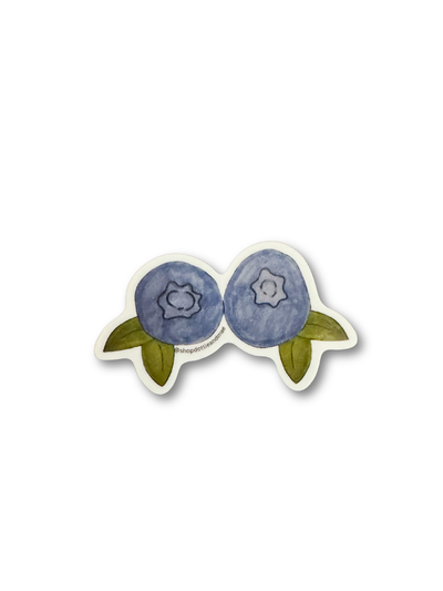 Bold Blueberries Mini Sticker