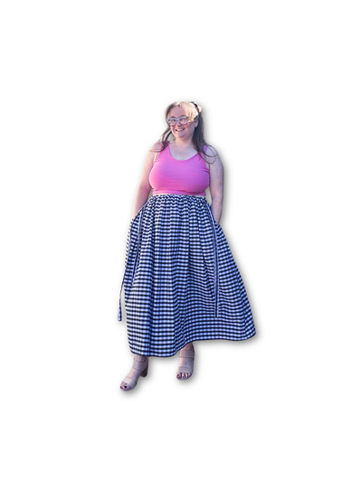 Adjustable Drawstring Skirt