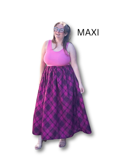 Adjustable Drawstring Skirt