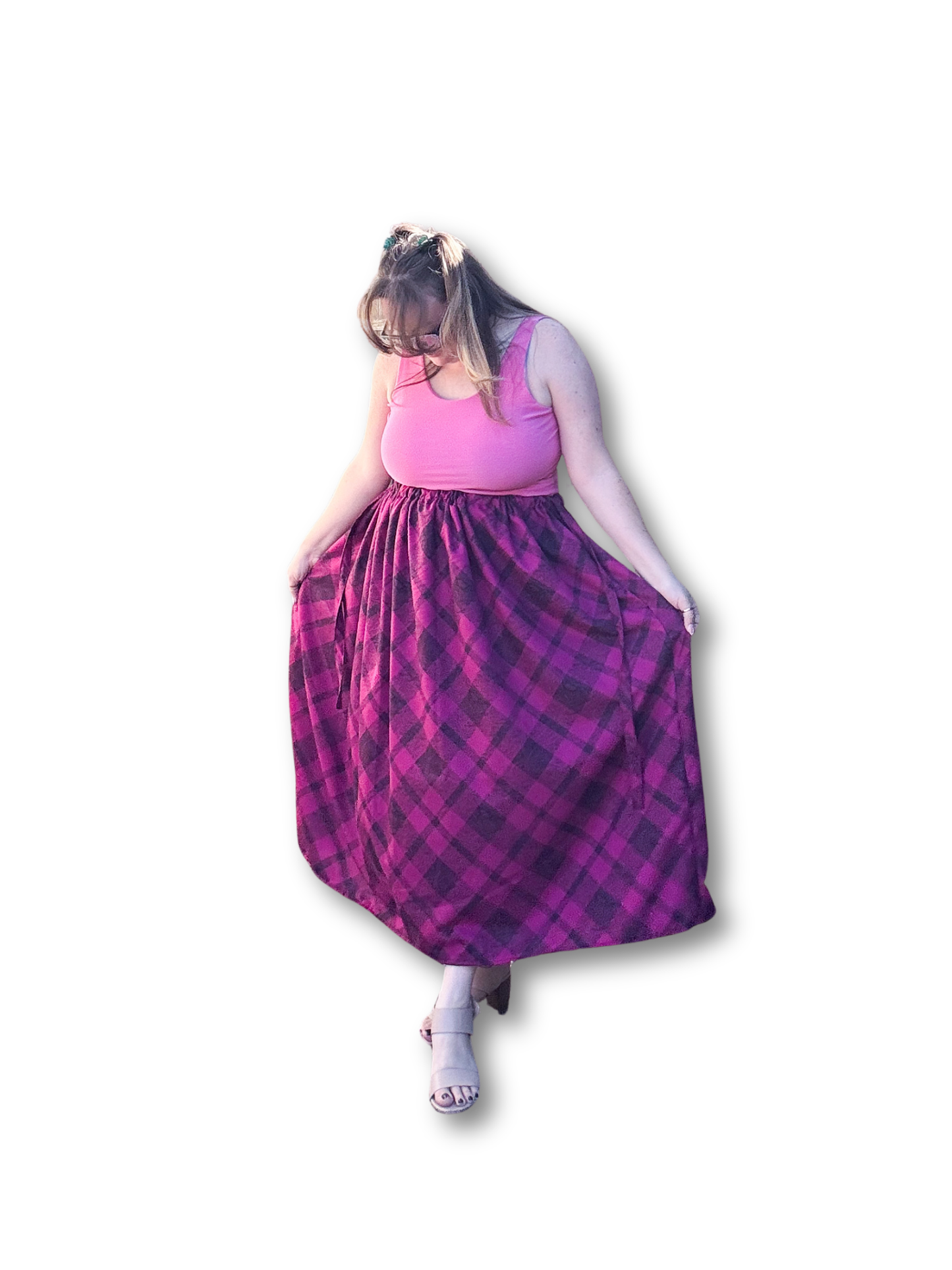 Adjustable Drawstring Skirt