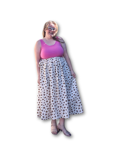 Adjustable Drawstring Skirt