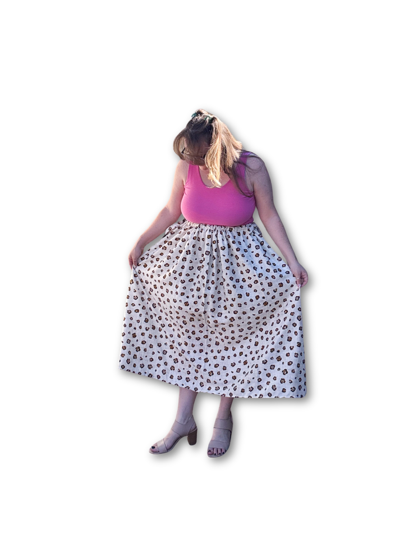 Adjustable Drawstring Skirt