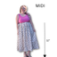 Adjustable Drawstring Skirt
