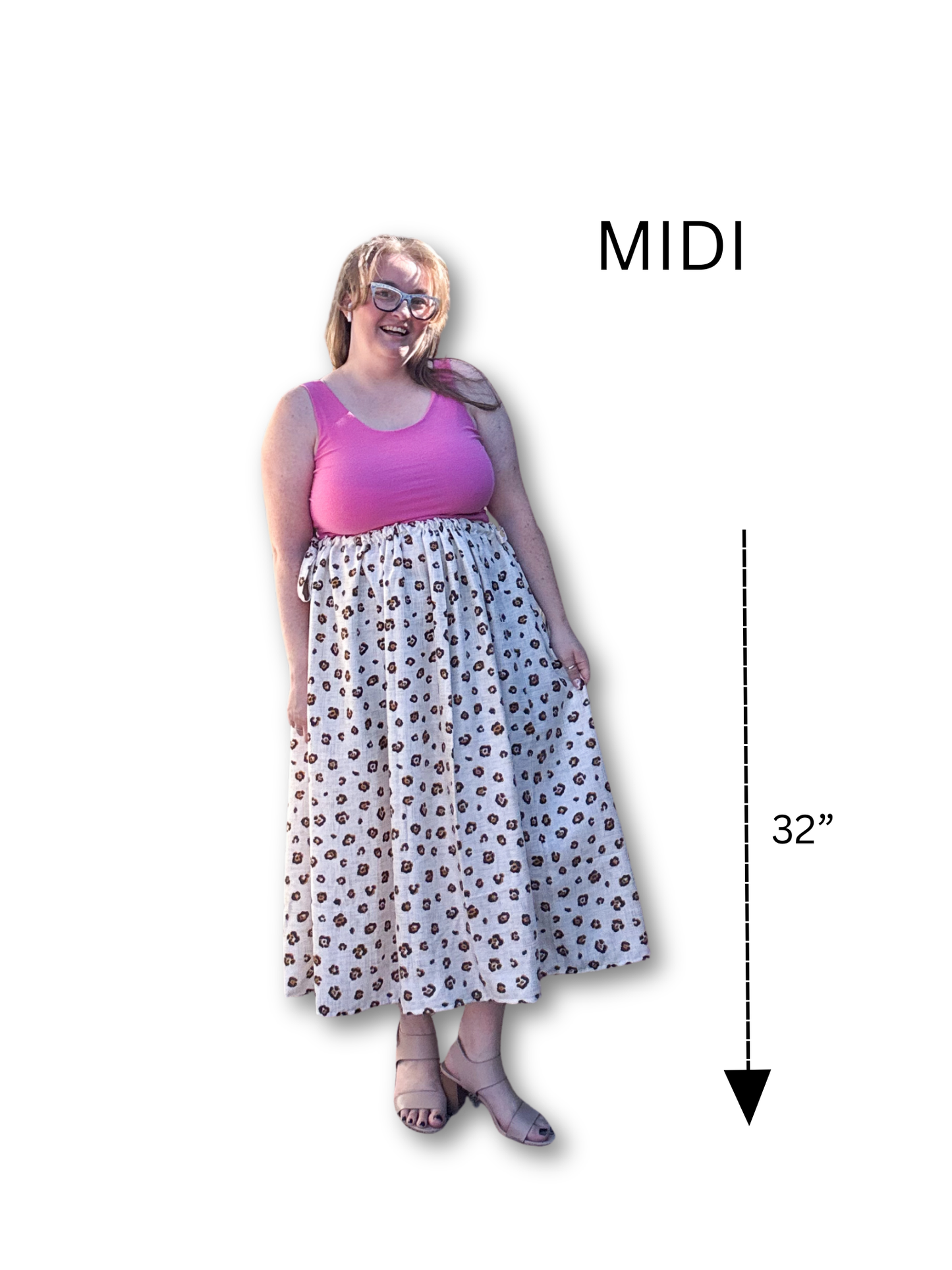Adjustable Drawstring Skirt