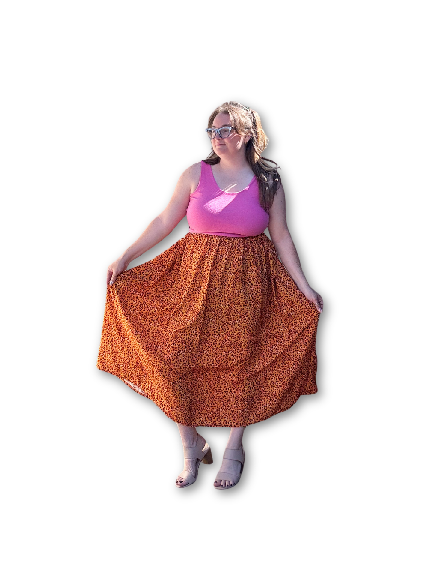 Adjustable Drawstring Skirt