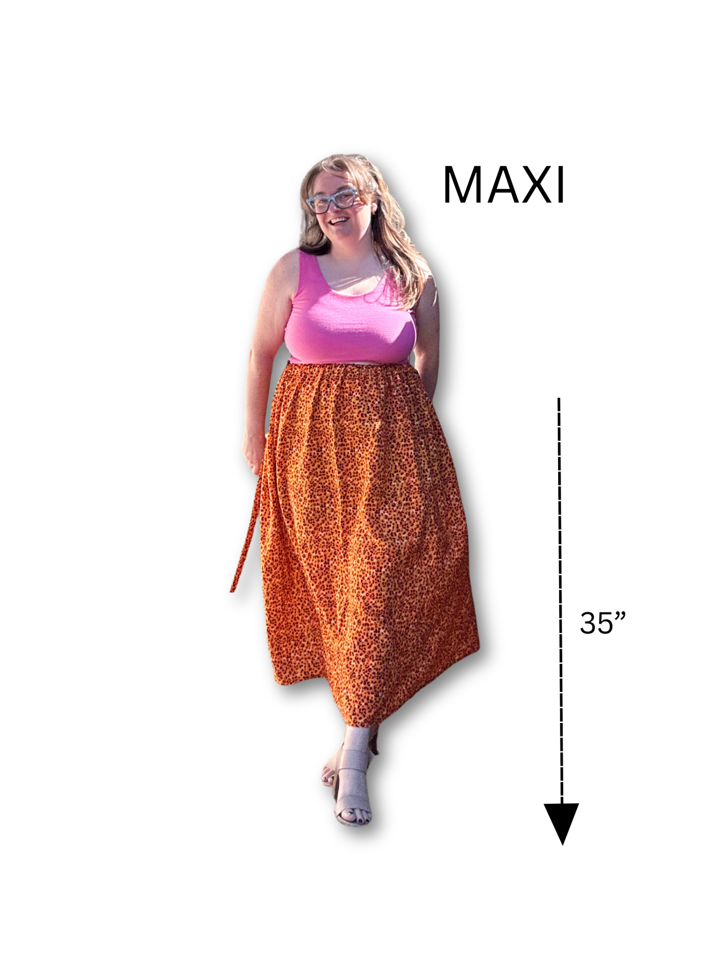 Adjustable Drawstring Skirt