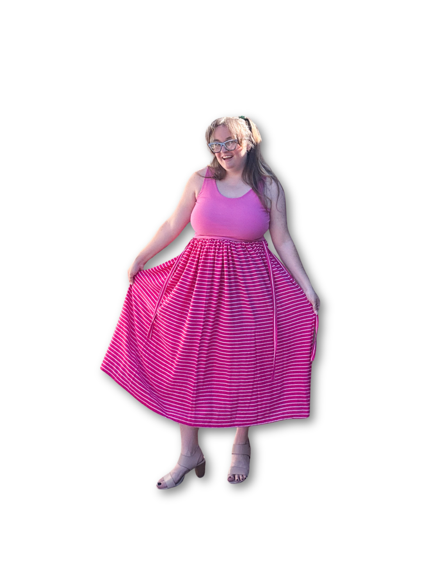 Adjustable Drawstring Skirt