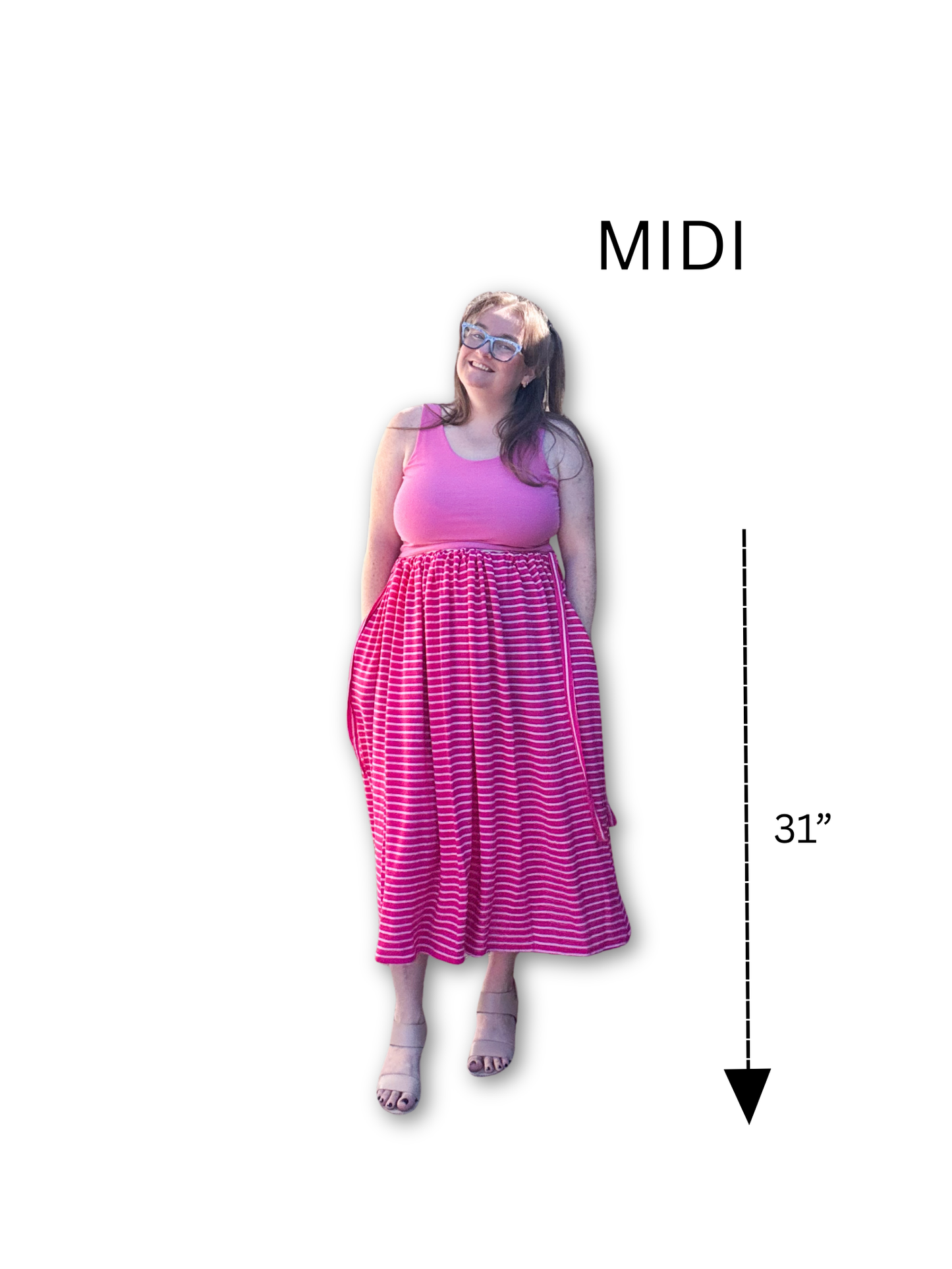 Adjustable Drawstring Skirt