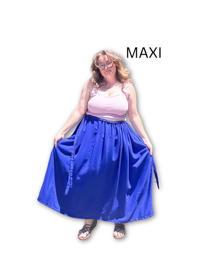 Adjustable Drawstring Skirt