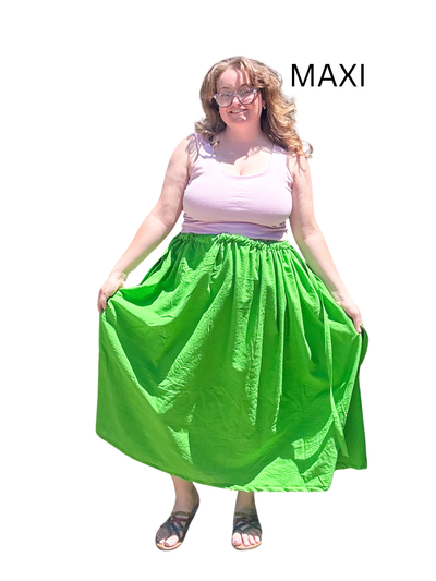 Adjustable Drawstring Skirt