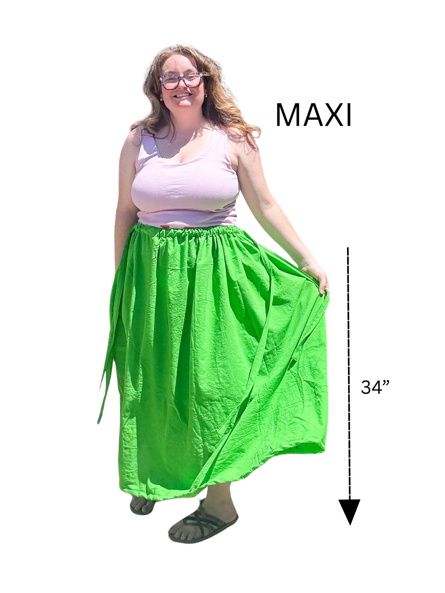 Adjustable Drawstring Skirt