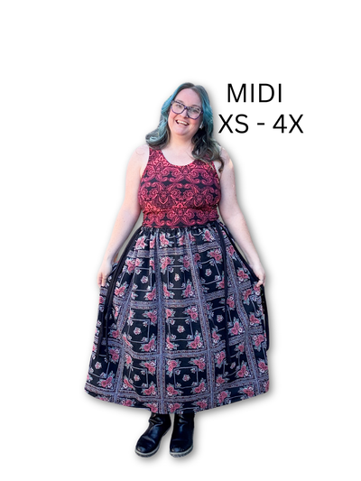Adjustable Drawstring Skirt