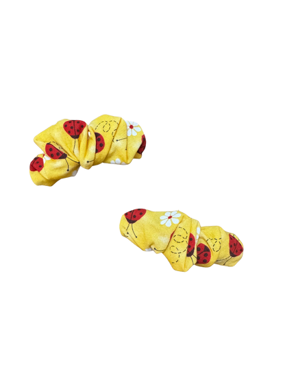 Scrunchie Barrette Pairs