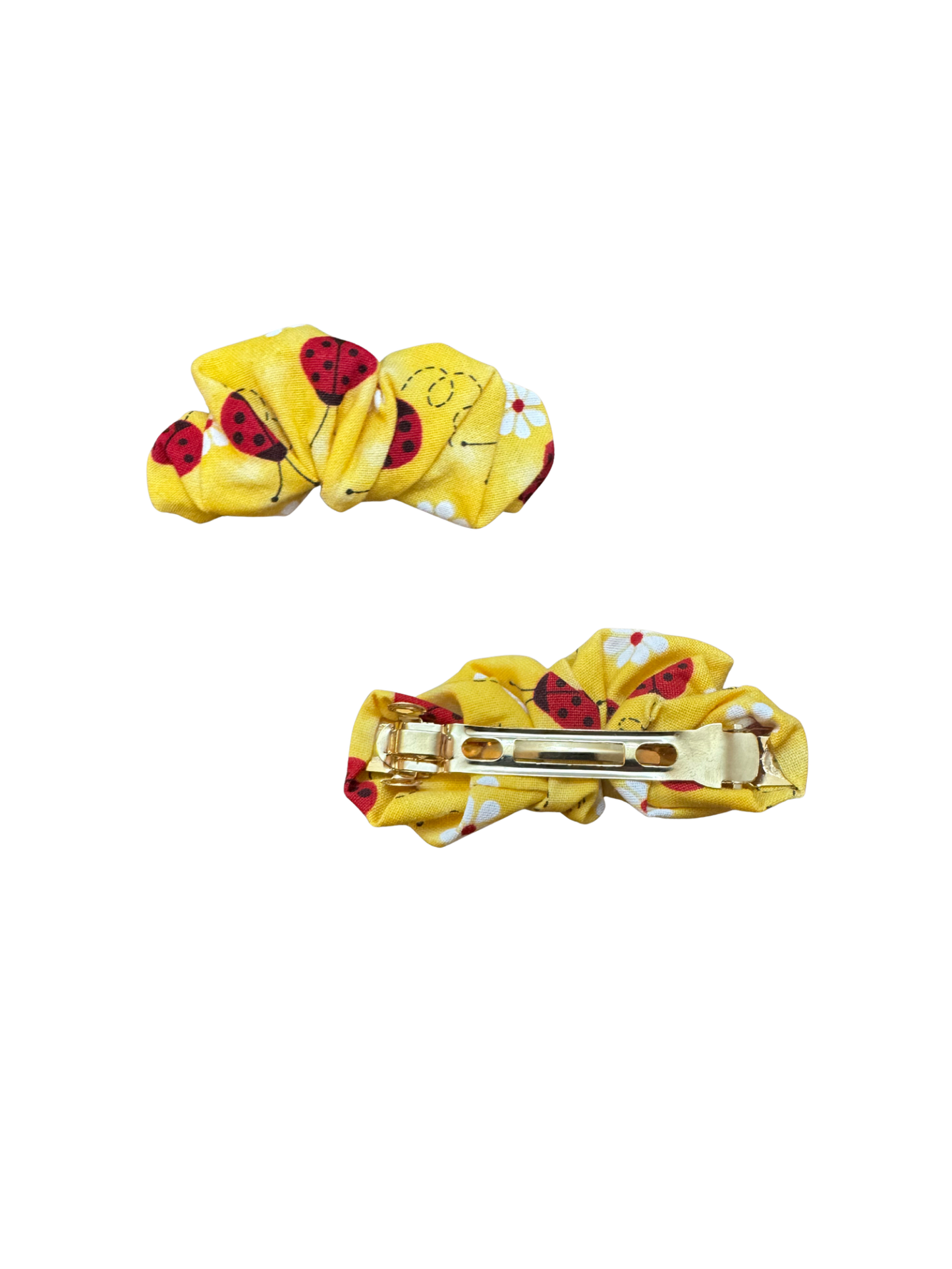 Scrunchie Barrette Pairs