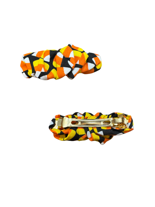 Scrunchie Barrette Pairs