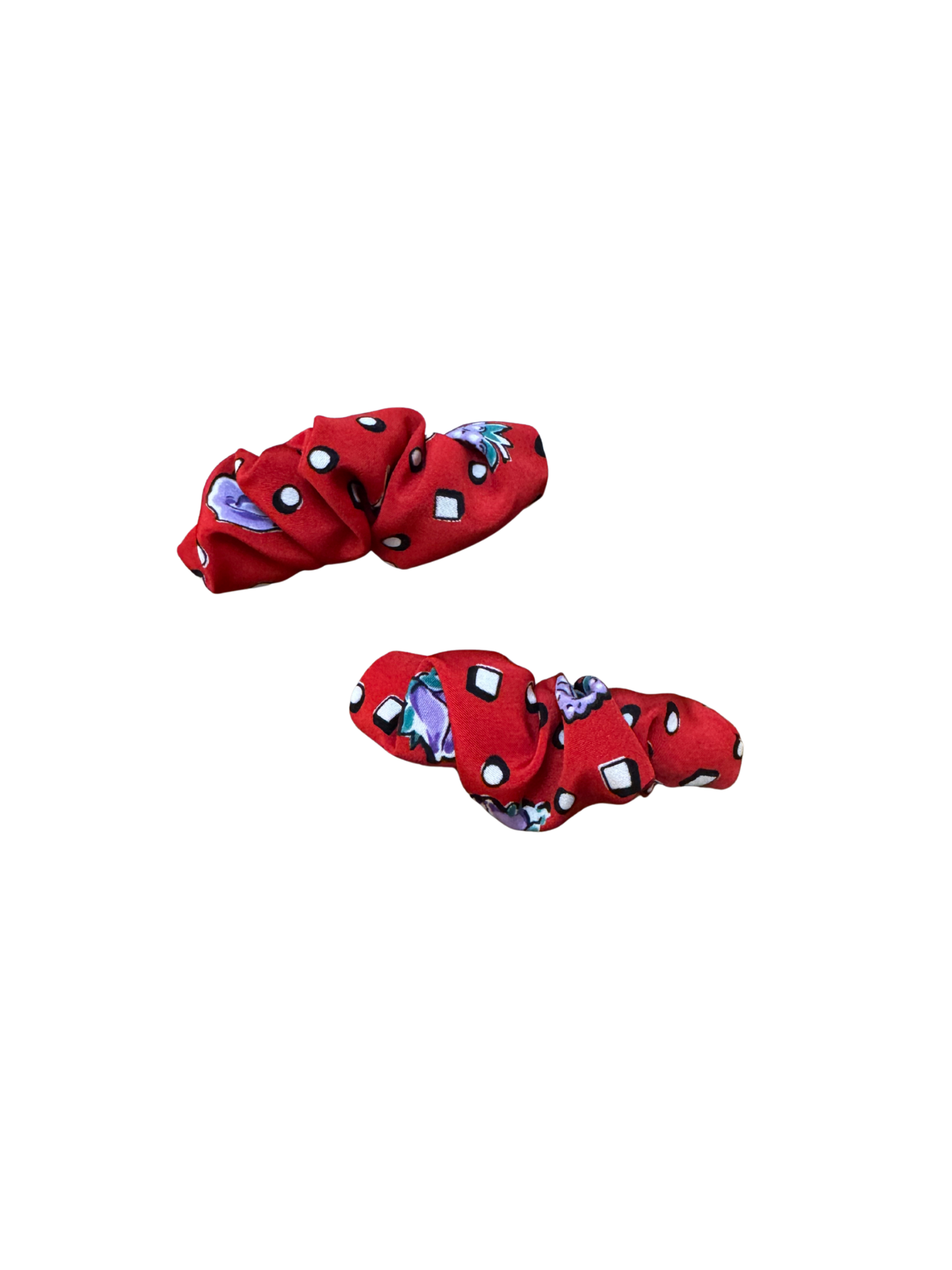 Scrunchie Barrette Pairs