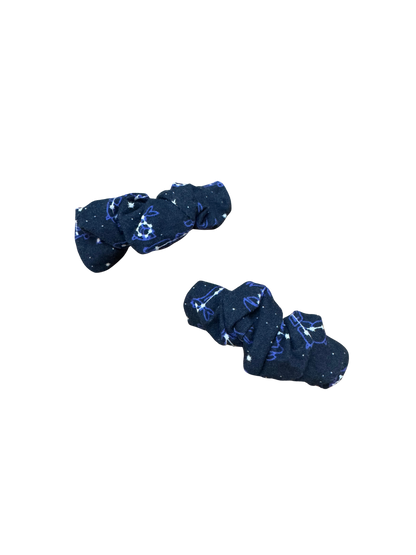 Scrunchie Barrette Pairs