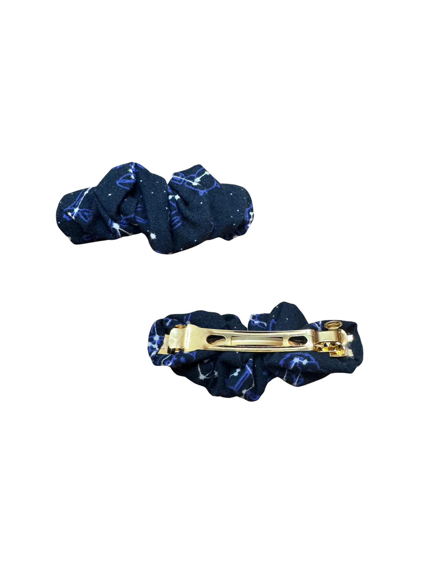 Scrunchie Barrette Pairs