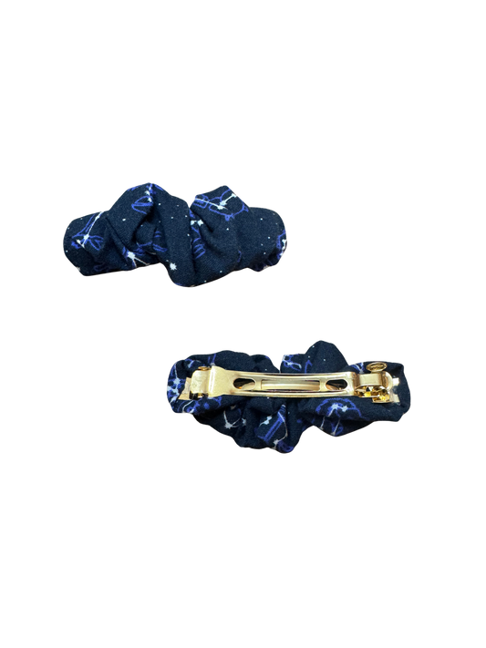 Scrunchie Barrette Pairs