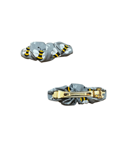 Scrunchie Barrette Pairs