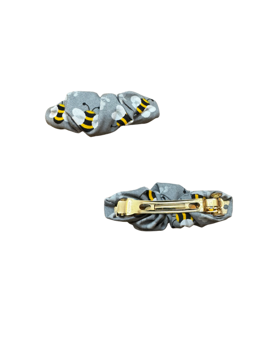 Scrunchie Barrette Pairs