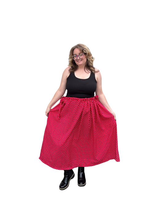 Adjustable Drawstring Skirt