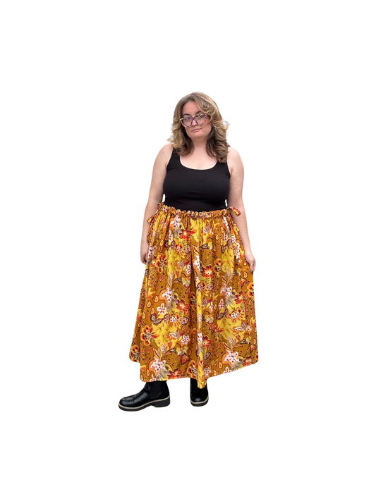 Adjustable Drawstring Skirt